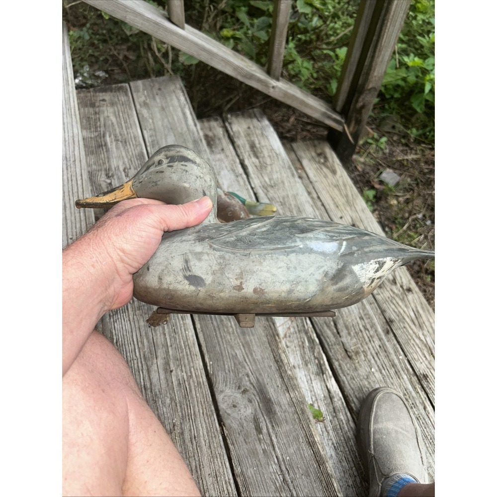 D-9 VICTOR DUCK DECOY MALLARD PAIR Vintage 1967 Male/Female Woodstream Co USA - Picture 5 of 6